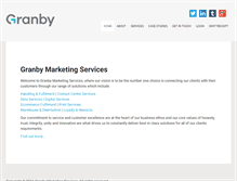 Tablet Screenshot of granbymarketing.com